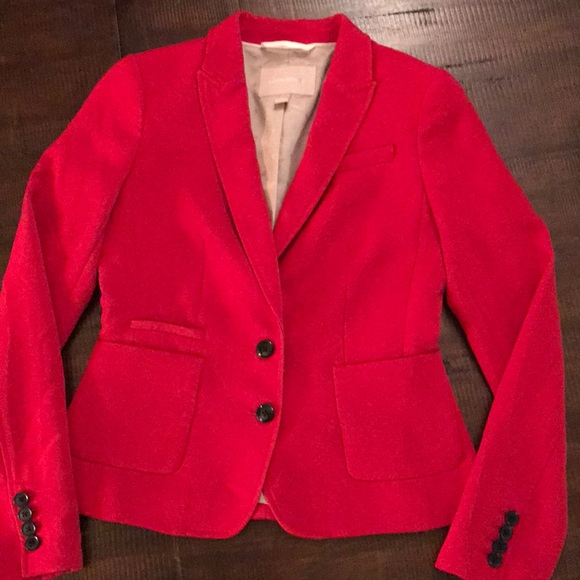Banana Republic Jackets & Blazers - NWT~ Red Banana Republic Blazer